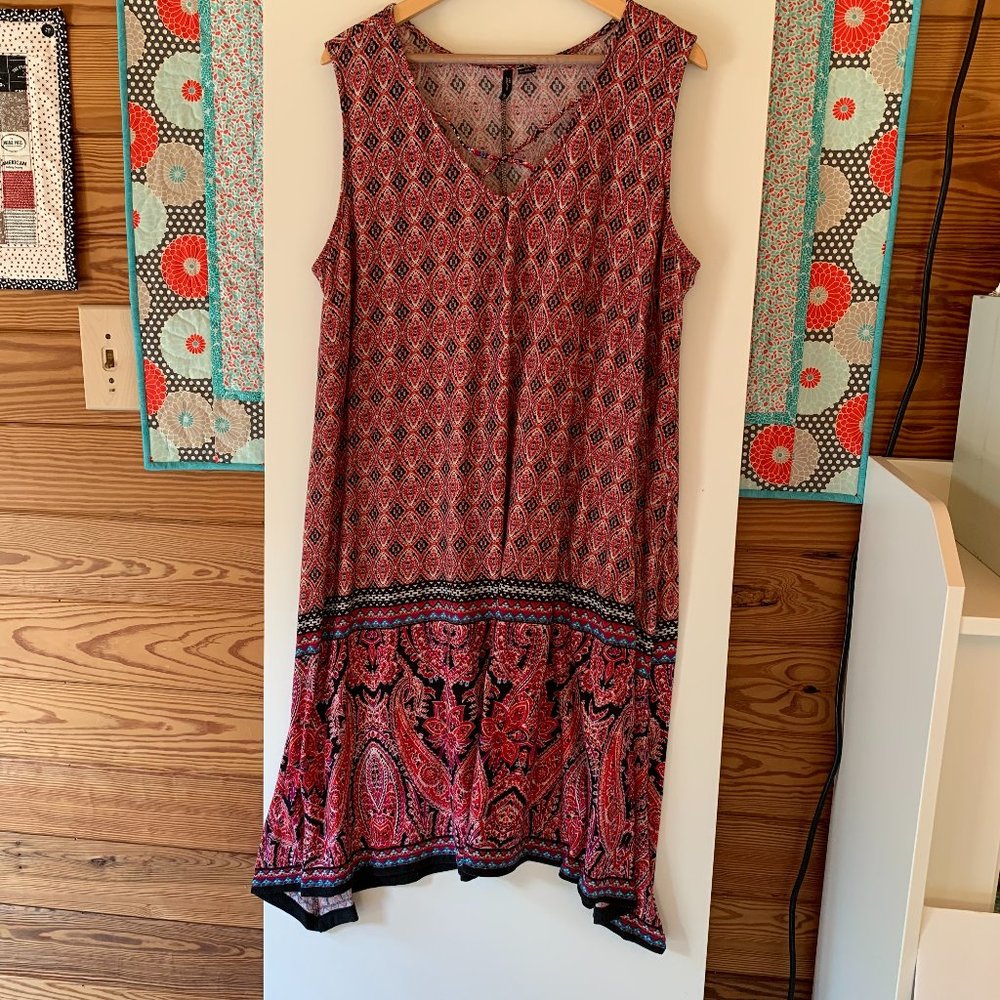 New Directions Casual Short Summer Dress 3X